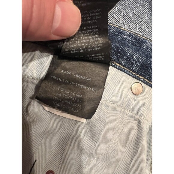 PT05 Jeans Mens 32 Fits 34x27 Play It Loud Soul Slim Fit Blue Denim Jeans - Picture 10 of 13